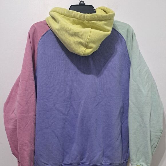 Teddy Fresh Pastel Hoodie Logo Patch Retro Y2K Sweater XS Multi- Color - Picture 16 of 16